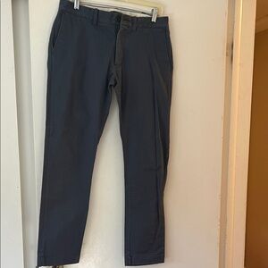 J. Crew Men's Dark Bluish Gray Chinos